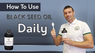 How To Use BLACK SEED OIL Daily [upl. by Nattie]