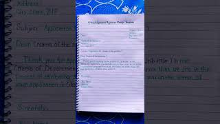 Acknowledgement letter format  Acknowledgement letter kaise likhe shorts [upl. by Lenette]