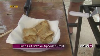 Studio 10 Fried Grit Cake with Speckled Trout [upl. by Nnednarb]