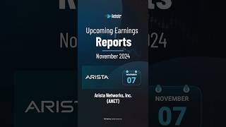 Upcoming Earnings Reports November 2024 [upl. by Aisorbma]