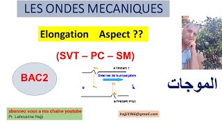 Onde mécanique  Elongation ou Aspect comment faire [upl. by Daraj]