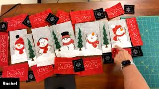 Snowman Table Runner with Rachel and PattyAnne [upl. by Arriet308]