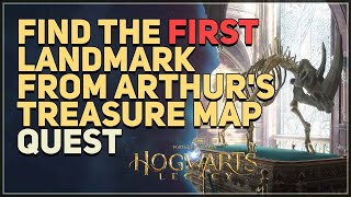 Find the first landmark from Arthurs Treasure Map Hogwarts Legacy [upl. by Bazar849]