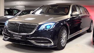 2020 Mercedes Maybach S650 Pullman Limited 1 of 2  V12 Full Review Interior Exterior Security [upl. by Anahsak]