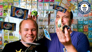 Largest Pokémon Card Collection  Guinness World Records [upl. by Enaols]