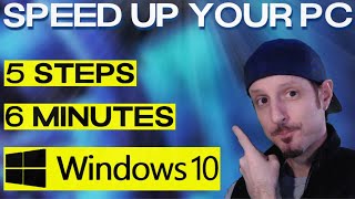 Fix Your Slow Computer  5 Easy Steps  Windows 10 2023 [upl. by Anec935]