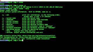 The Uname Command for System Info Linux Shell Script Tutorial [upl. by Asyle]