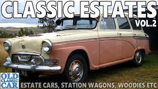 Classic ESTATE CARS station wagons shooting brakes amp woodies Vol 2 [upl. by Erena]