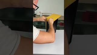 Tipos de canteado con vinilo✂️ CANTOS A RAS shortscraft viniloparamuebles [upl. by Tolkan843]