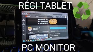 Hogyan hasznosíts újra egy régi tabletet  TwomonUSB USB monitor [upl. by Hobard]