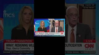 Rep Gerry Connolly quotI think Trump has made it very clear that he sees the FBI as the enemyquot [upl. by Fira]