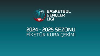 Basketbol Gençler Ligi Erkekler Kategorisi Fikstür Kura Çekimi 2024  2025 [upl. by Hpeseoj]