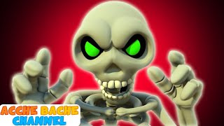 Halloween Skeleton  Tum Khush Ho Toh  Nursery Rhymes For Kids  Acche Bache Channel [upl. by Yniffit228]