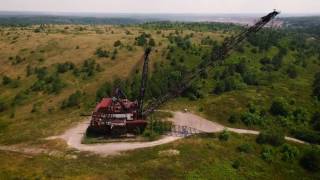 Knob Mine Bucyrus Erie Dragline Crane [upl. by Atilrep]