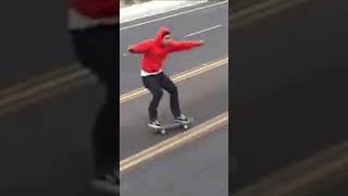 Gnarly Powerslide on a Skateboard skateboarding thrasher powerslide gx1000 [upl. by Novikoff]