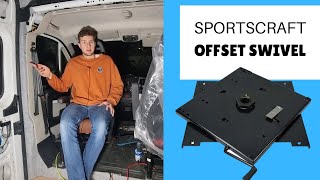 Sportscraft Offset Swivel Seat Install  Ducato Relay Boxer  Camper Conversion [upl. by Tunk]