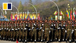 Myanmar junta faces biggest threat to date [upl. by Adnarim]