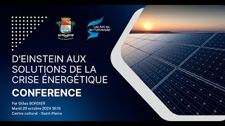 ERREUR DE MONTAGE  VOIR NOUVELLE VERSION DEinstein aux solutions de la crise énergétique [upl. by Rich106]