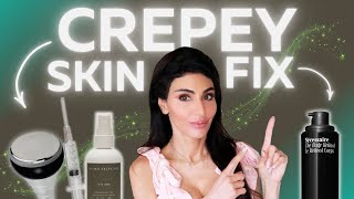 How To Fix CREPEY SKIN  Dermatologist Tips [upl. by Efioa]