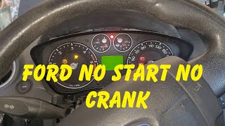 Ford no Start no Crank  immobilizer ECU problems [upl. by Carmine663]