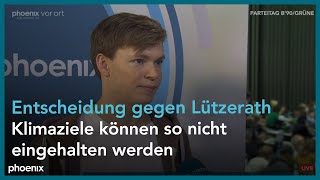 GrünenJugendsprecher Timon Dzienus im Interview am 161022 [upl. by Aurea]