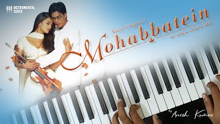 Mohabbatein Violin  Instrumental cover with notes [upl. by Chemash781]