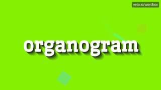 ORGANOGRAM  HOW TO PRONOUNCE IT [upl. by Alah741]