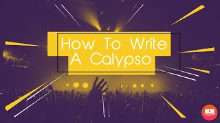 How To Write A Calypso Presented by Jason quotBachelorquot Joseph [upl. by Littman]