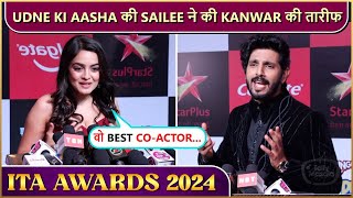 Udne Ki Aasha Fame Neha Harsora Praises Kanwar Dhillon amp Calls Him Best CoStar At ITA Awards 2024 [upl. by Nevs]