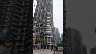 Explore the iconic Petronas Twin Towers in Kuala Lumpur Malaysia [upl. by Haelem]