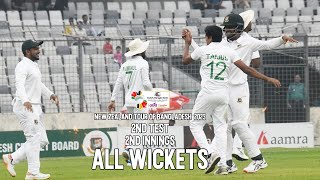 All Wickets  Bangladesh vs New Zealand  2nd Test  2nd Innings [upl. by Lamphere103]