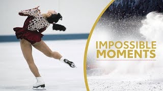 Midori Ito Conquers The Triple Axel  Impossible Moments [upl. by Gabrielli]