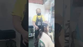 hair rebonding tutorialPaano ba malalaman Kung naluto na Ang buhok sa rebond [upl. by Nylekoorb]