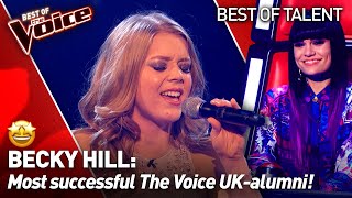 SingerSongwriter Becky Hill on The Voice from the Blind Auditions to the SemiFinals [upl. by Gahl]