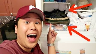 LOOK WHERE I PUT HIS BRAND NEW YEEZYS [upl. by Russi]