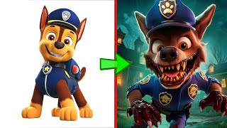 PAW PATROL All Characters as HALLOWEEN ZOMBIE 2024 🧟‍♂️ [upl. by Orfinger903]