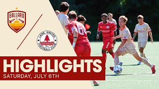 HIGHLIGHTS Ballard FC vs Lane United July 6th 2024 [upl. by Rooney605]