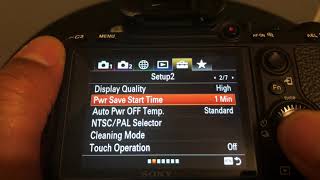 Sony A7riii and A7iii  POWER SAVE MODE [upl. by Nevad]