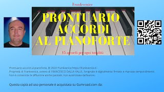 Il prontuario accordi al pianoforte di Frankvenice  pdf e mp3 [upl. by Yerot]