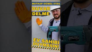 Darbeli Matkapla Duvar Delme Tüyoları [upl. by Eixirt908]