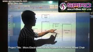 Micro Electro Mechanical System for Control Wheel Chair [upl. by Cerallua]