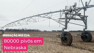 COMO É A IRRIGAÇÃO EM NEBRASKA NOS EUA [upl. by Oiludbo]