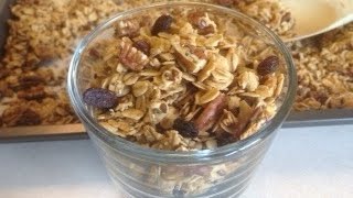 GRANOLA  Recetas Nutritivas  HECHOxMAMÁ [upl. by Leanard899]