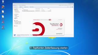 Installation TopKontor Zeiterfassung [upl. by Bourne577]