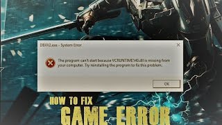 How to fix quotVCRUNTIME140DLLquot and quotMSVCP140DLLquot Error on pc 100 WORKING [upl. by Fillander]