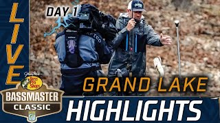 2024 Bassmaster Classic  Tulsa OK  Highlights  Day 1 [upl. by Krilov]