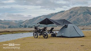 SOLO MOTOCAMPING RELAXING PLACE NATURE SILENT VLOG GABALDON NUEVA ECIJA PHILIPPINES [upl. by Ettezel]