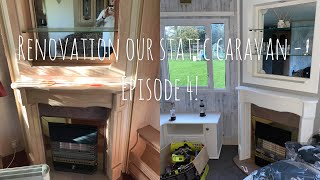 Renovating our static caravan  episode 4 [upl. by Petr]