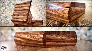 Making a Stunning Zebrano Jewelry Box  Woodworking [upl. by Erhard]