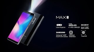 Blackview MAX 1 Official video Laser projector phone with big battery [upl. by Ttam]